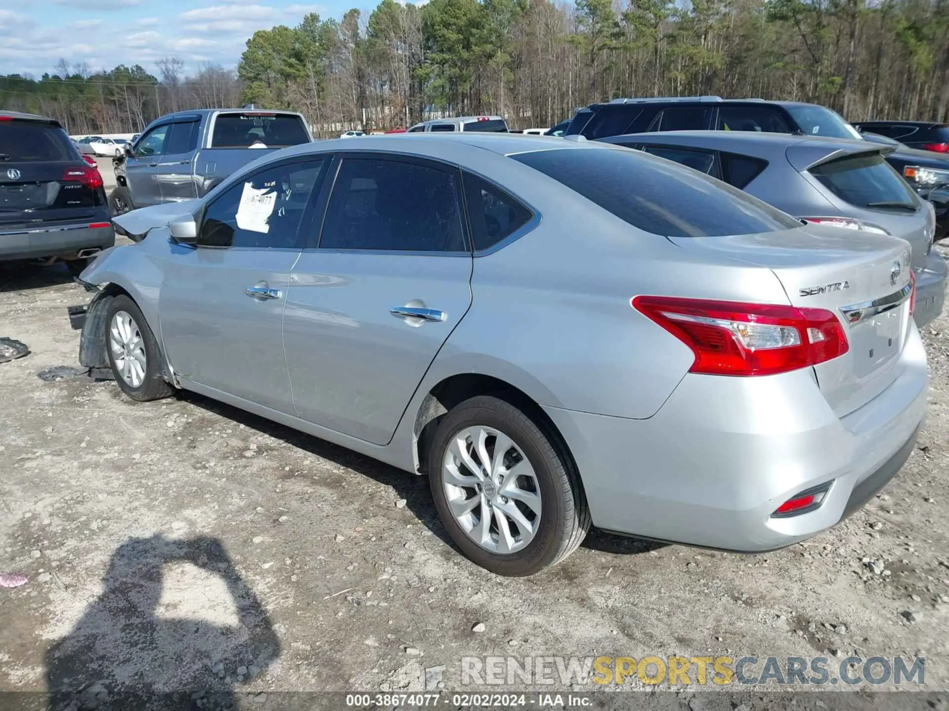 3 Photograph of a damaged car 3N1AB7AP7KY351695 NISSAN SENTRA 2019