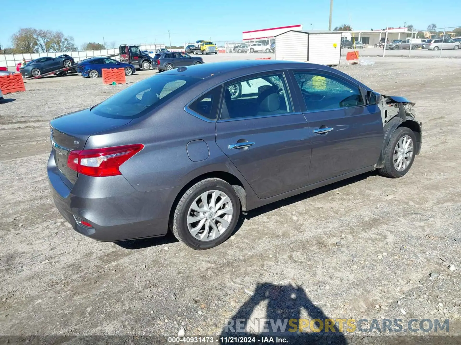 4 Photograph of a damaged car 3N1AB7AP7KY353429 NISSAN SENTRA 2019