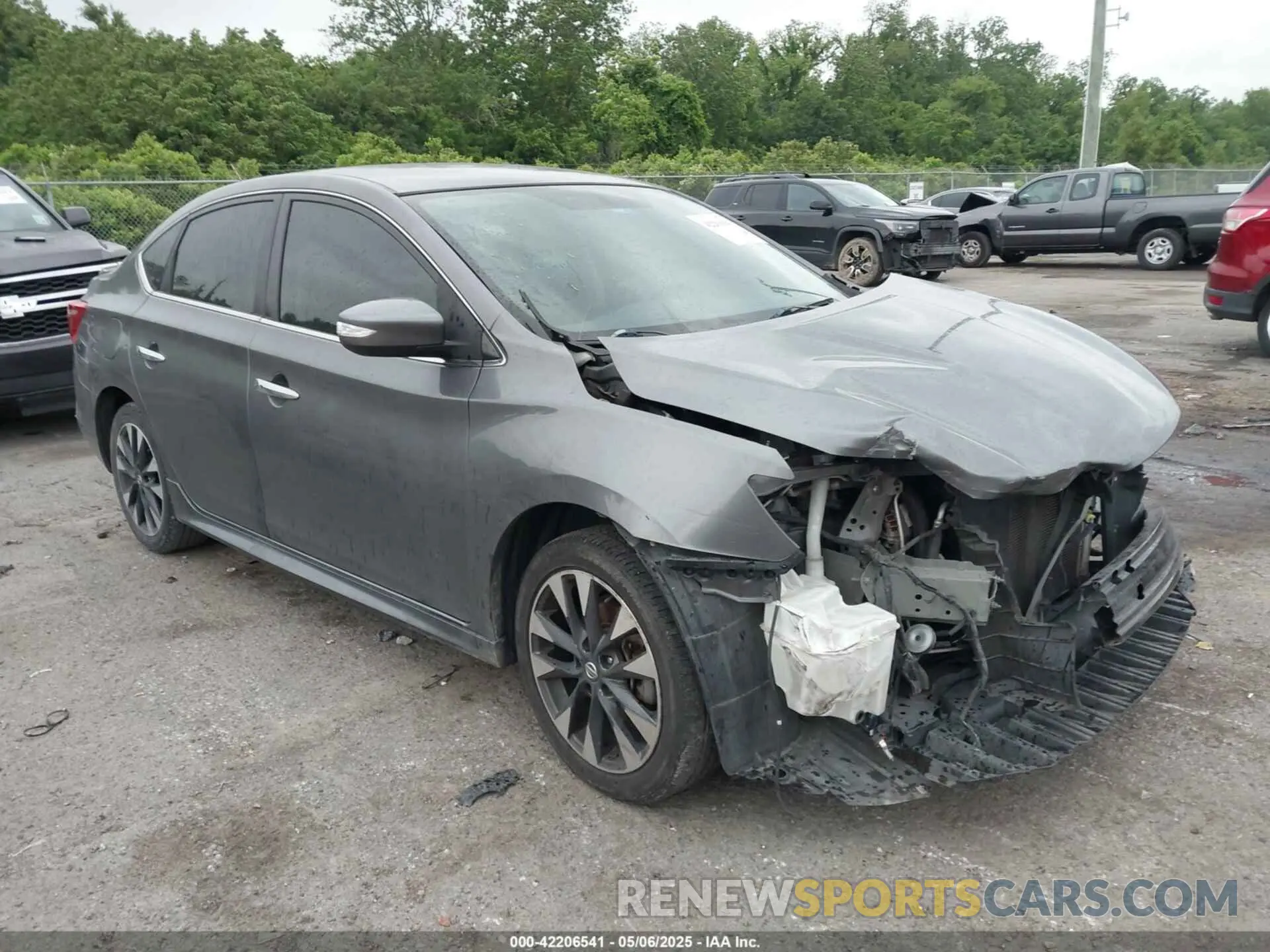 1 Photograph of a damaged car 3N1AB7AP7KY364169 NISSAN SENTRA 2019