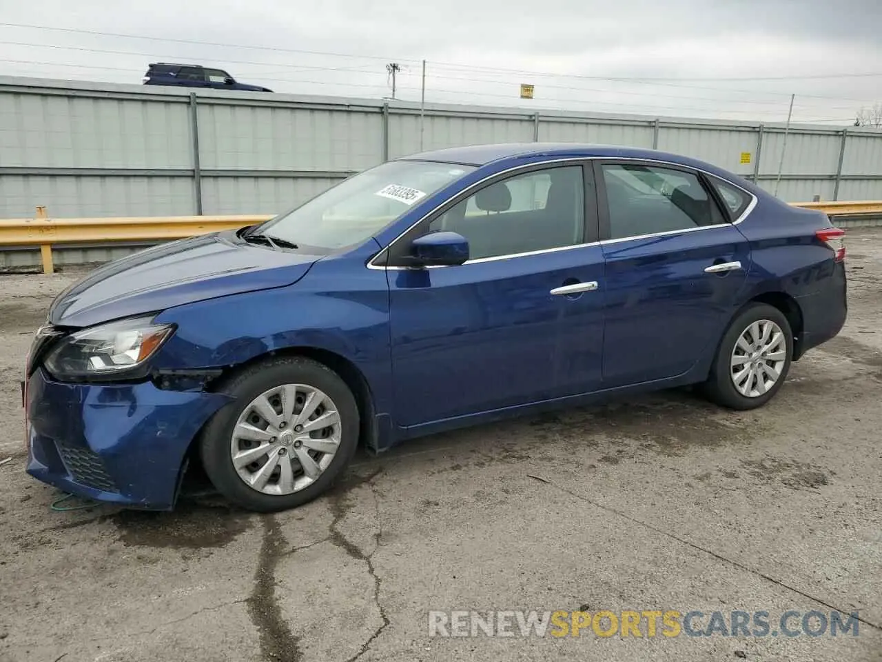 1 Photograph of a damaged car 3N1AB7AP7KY367654 NISSAN SENTRA 2019