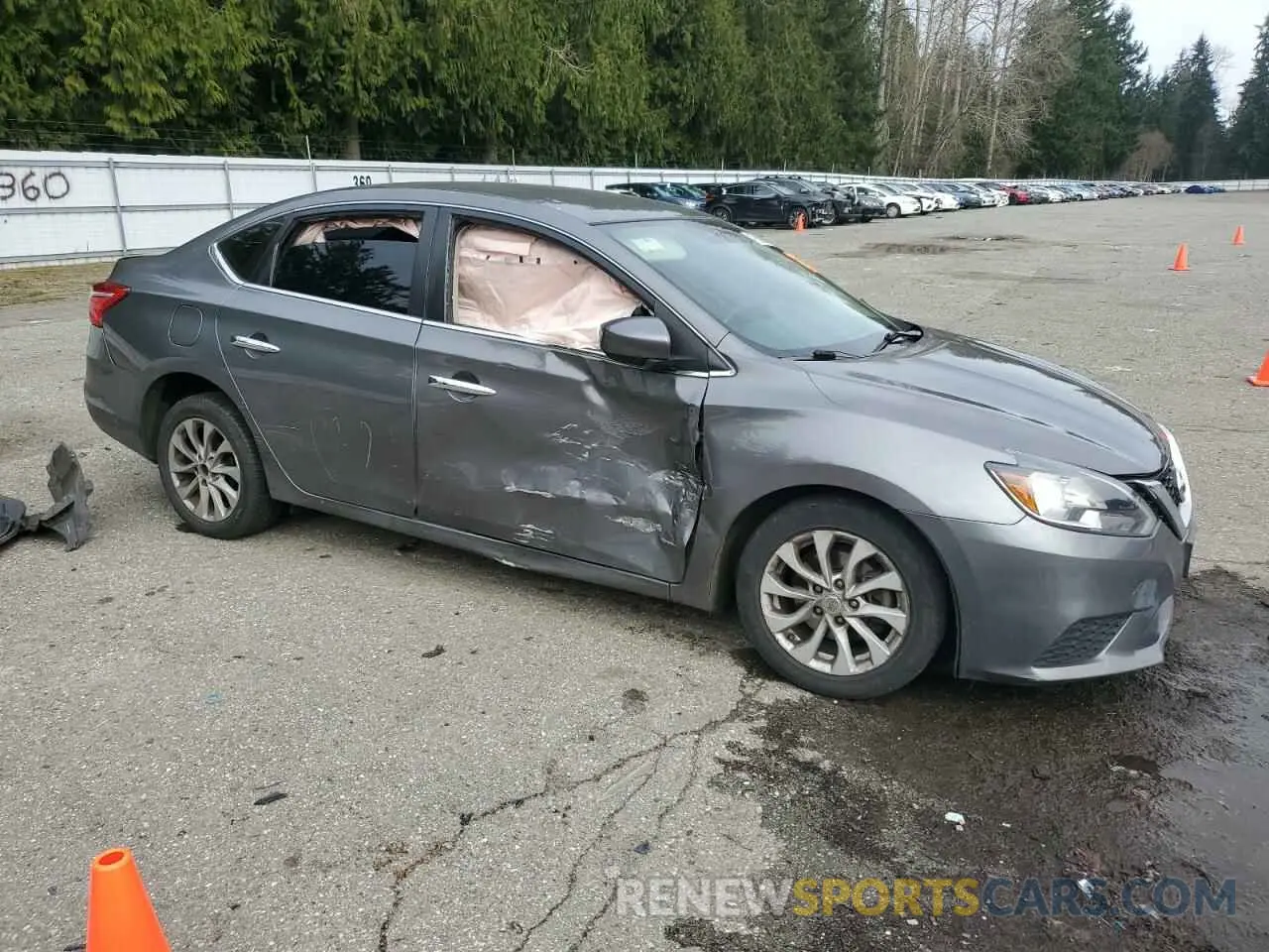 4 Photograph of a damaged car 3N1AB7AP7KY368349 NISSAN SENTRA 2019