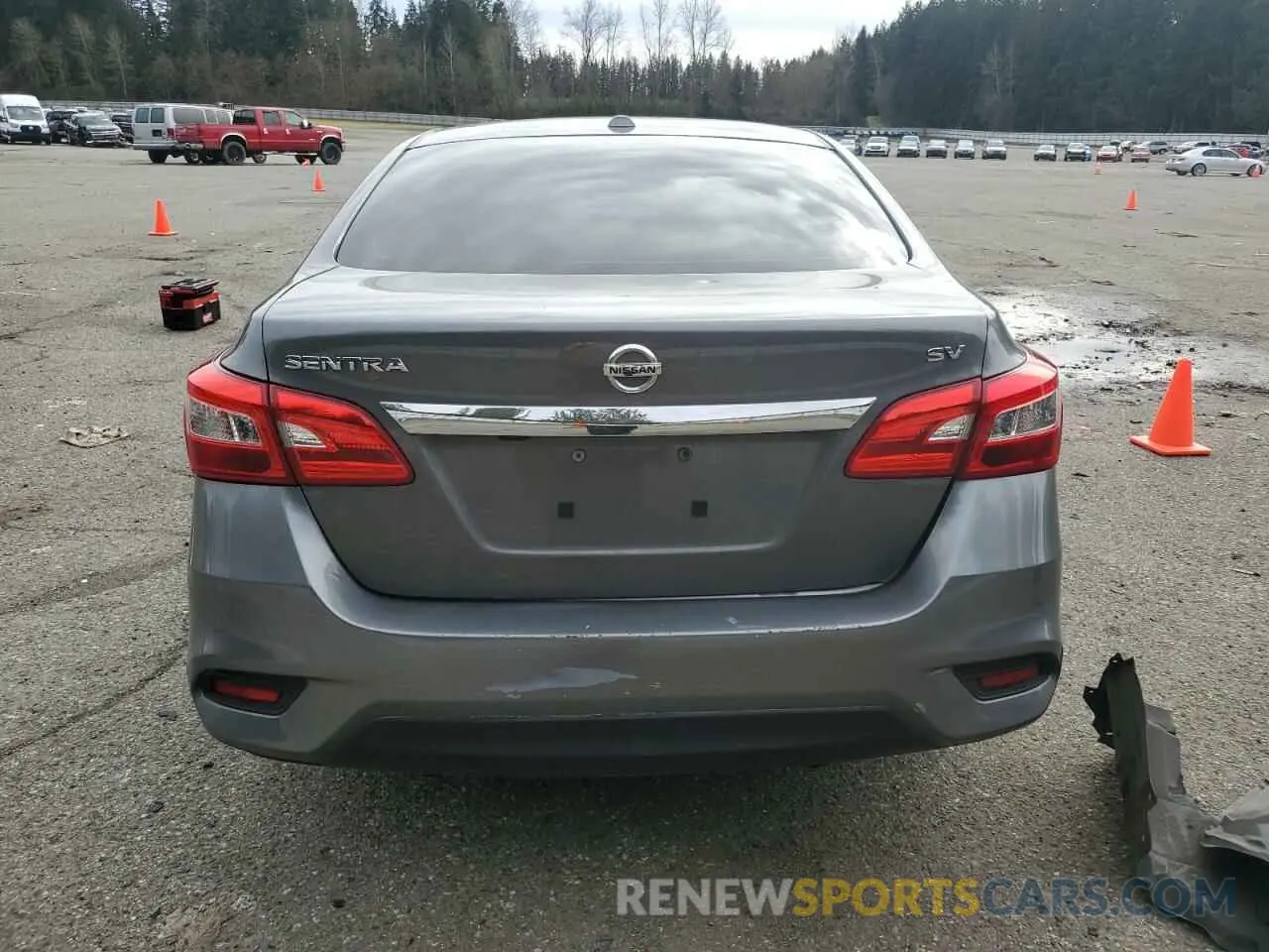 6 Photograph of a damaged car 3N1AB7AP7KY368349 NISSAN SENTRA 2019