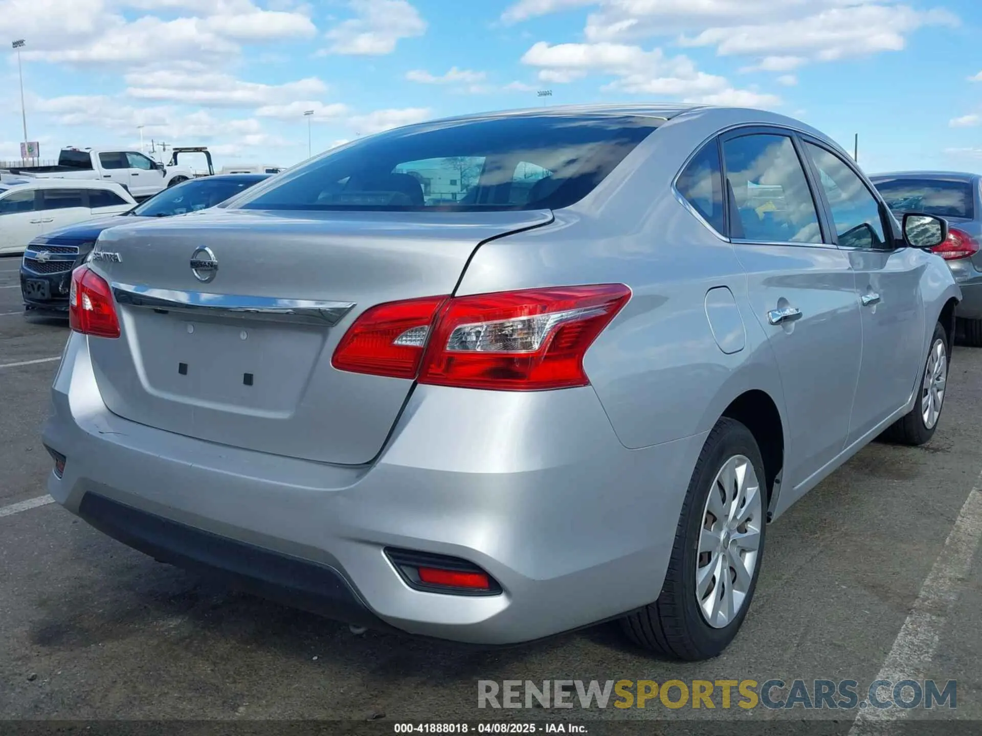 4 Photograph of a damaged car 3N1AB7AP7KY370117 NISSAN SENTRA 2019
