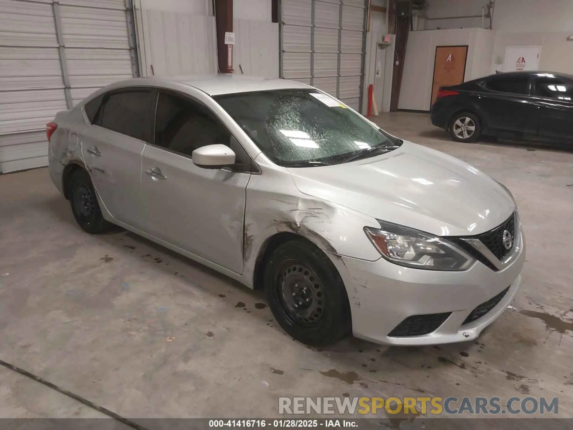 1 Photograph of a damaged car 3N1AB7AP7KY371607 NISSAN SENTRA 2019