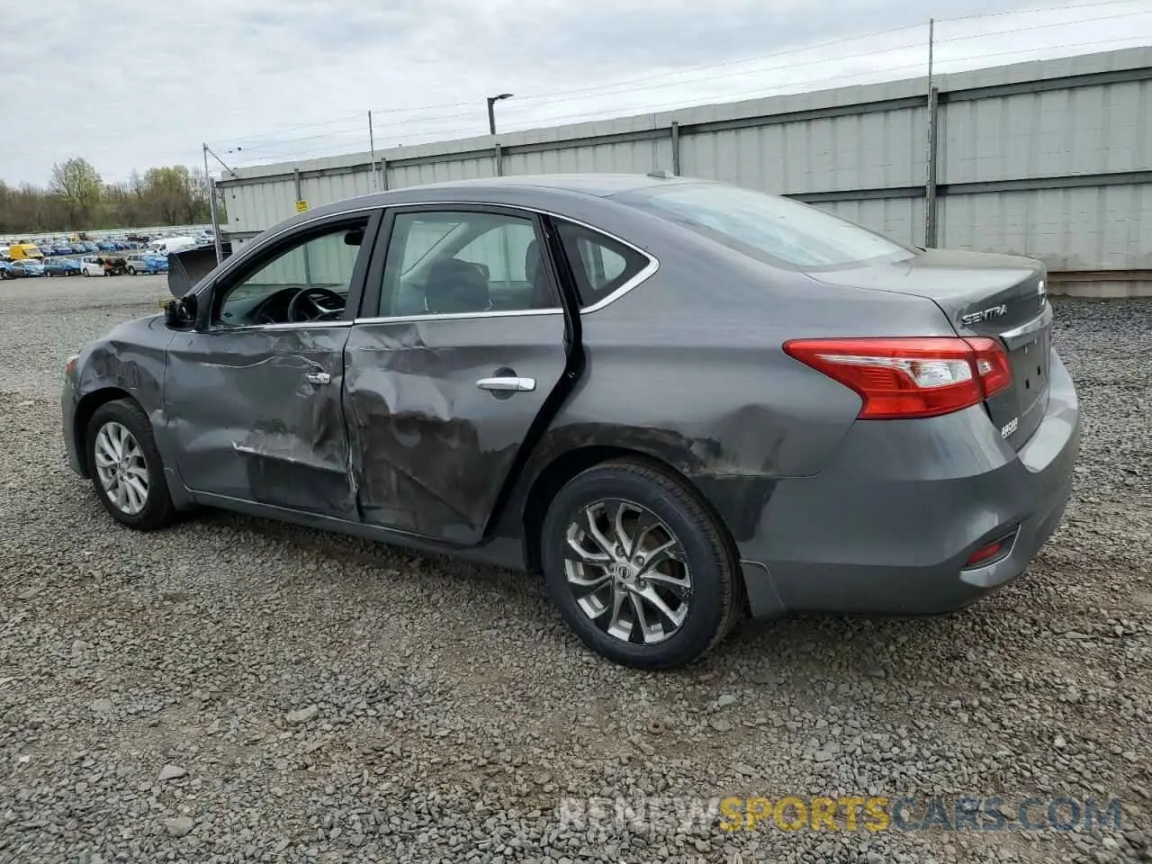 2 Photograph of a damaged car 3N1AB7AP7KY374006 NISSAN SENTRA 2019