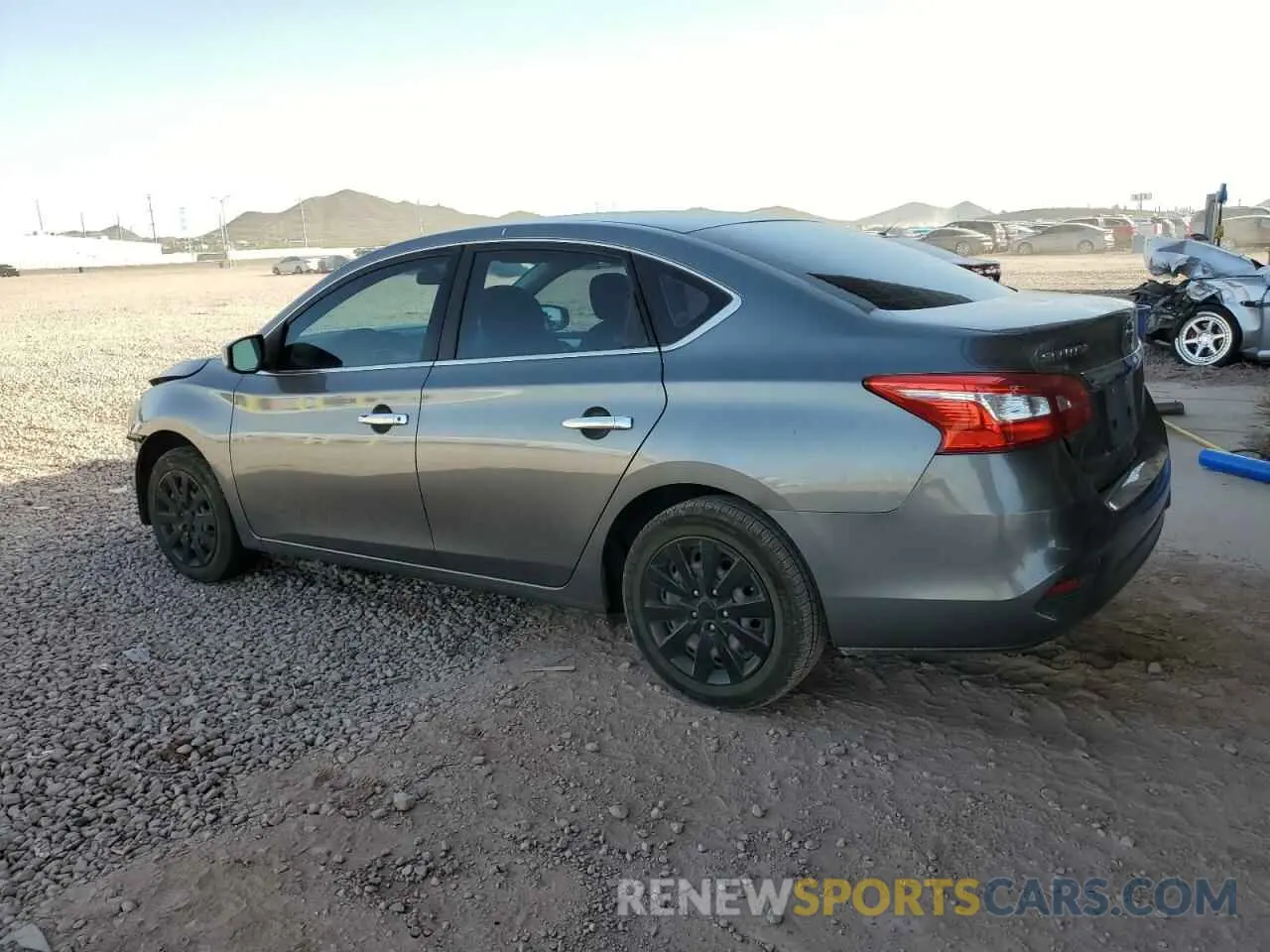 2 Photograph of a damaged car 3N1AB7AP7KY376337 NISSAN SENTRA 2019