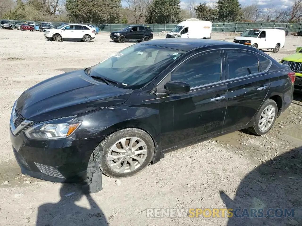 1 Photograph of a damaged car 3N1AB7AP7KY392456 NISSAN SENTRA 2019