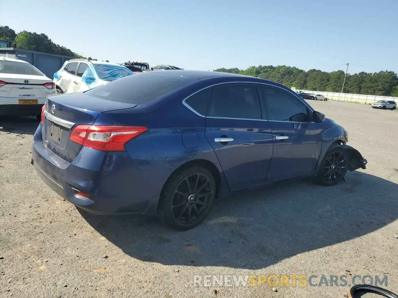 3 Photograph of a damaged car 3N1AB7AP7KY397463 NISSAN SENTRA 2019