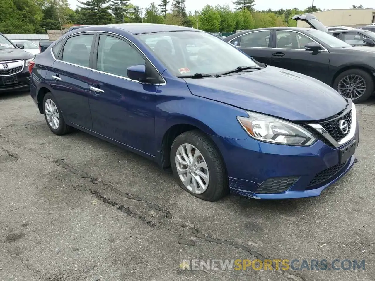 4 Photograph of a damaged car 3N1AB7AP7KY406923 NISSAN SENTRA 2019