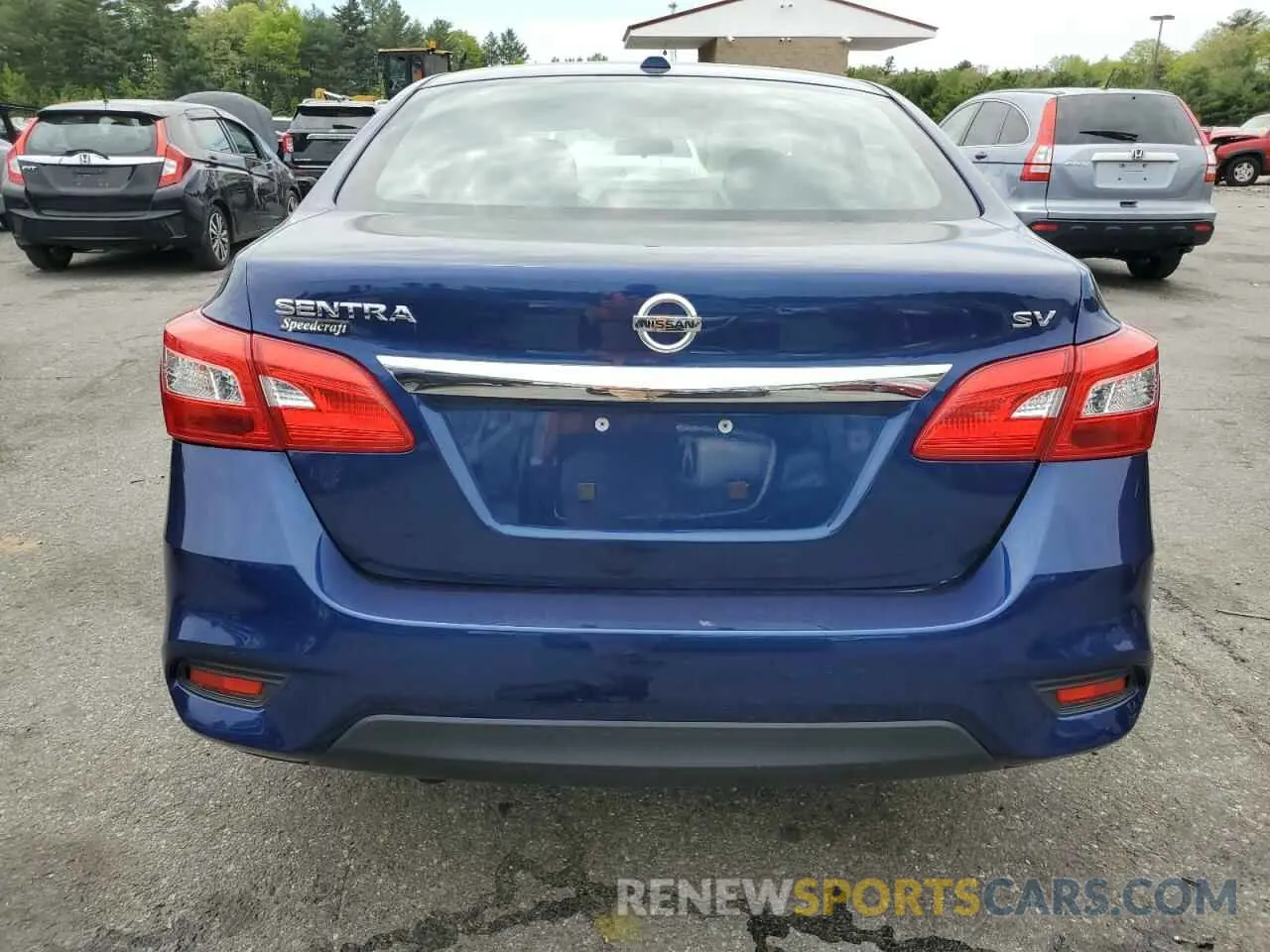 6 Photograph of a damaged car 3N1AB7AP7KY406923 NISSAN SENTRA 2019