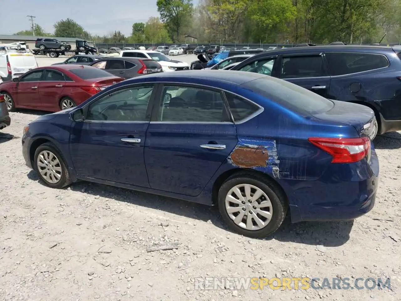 2 Photograph of a damaged car 3N1AB7AP7KY412379 NISSAN SENTRA 2019