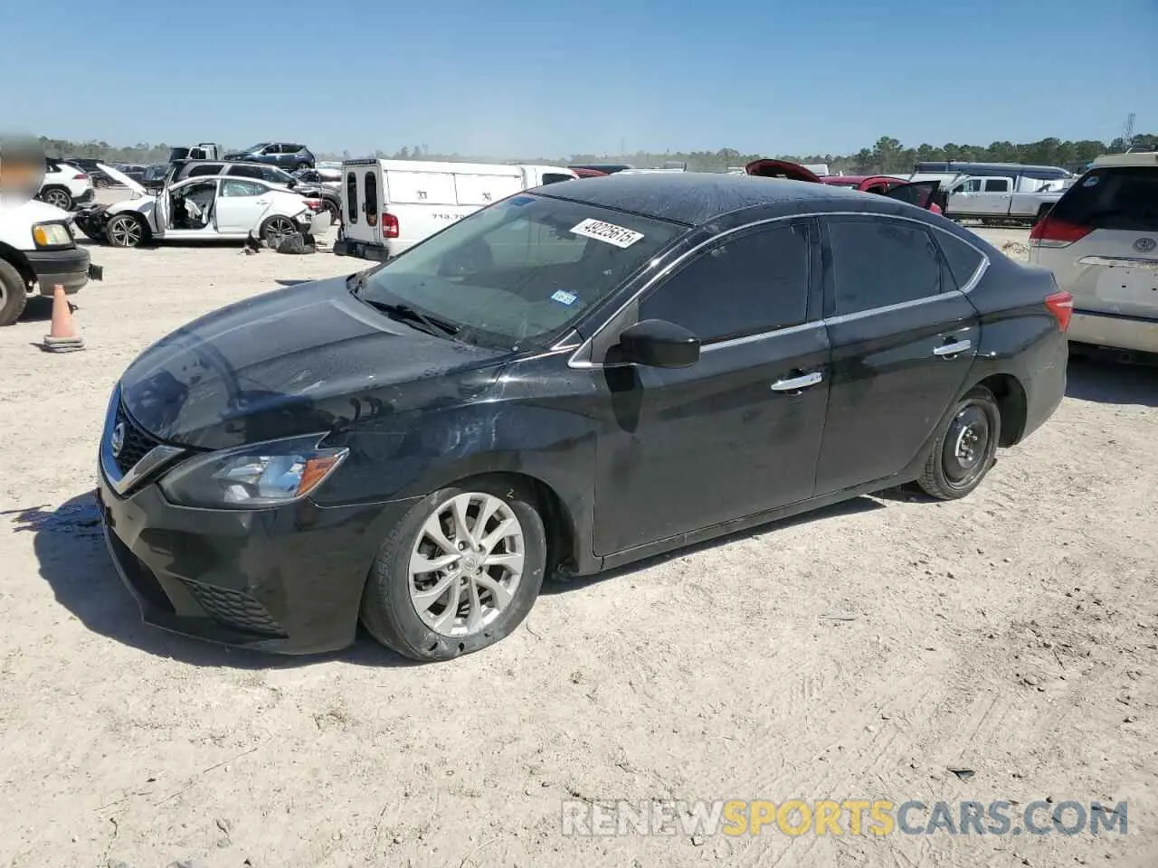 1 Photograph of a damaged car 3N1AB7AP7KY416142 NISSAN SENTRA 2019