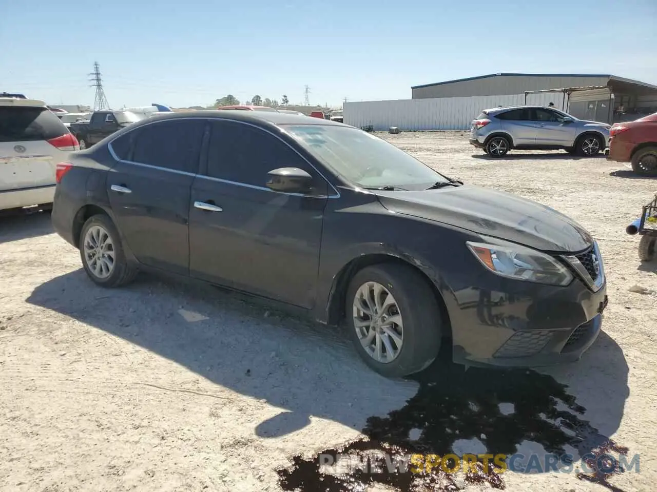 4 Photograph of a damaged car 3N1AB7AP7KY416142 NISSAN SENTRA 2019