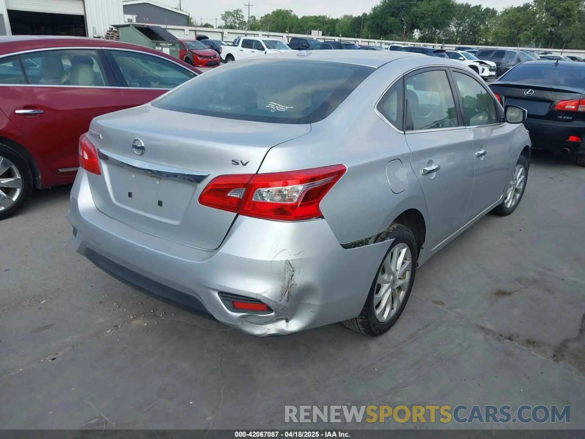 4 Photograph of a damaged car 3N1AB7AP7KY416478 NISSAN SENTRA 2019