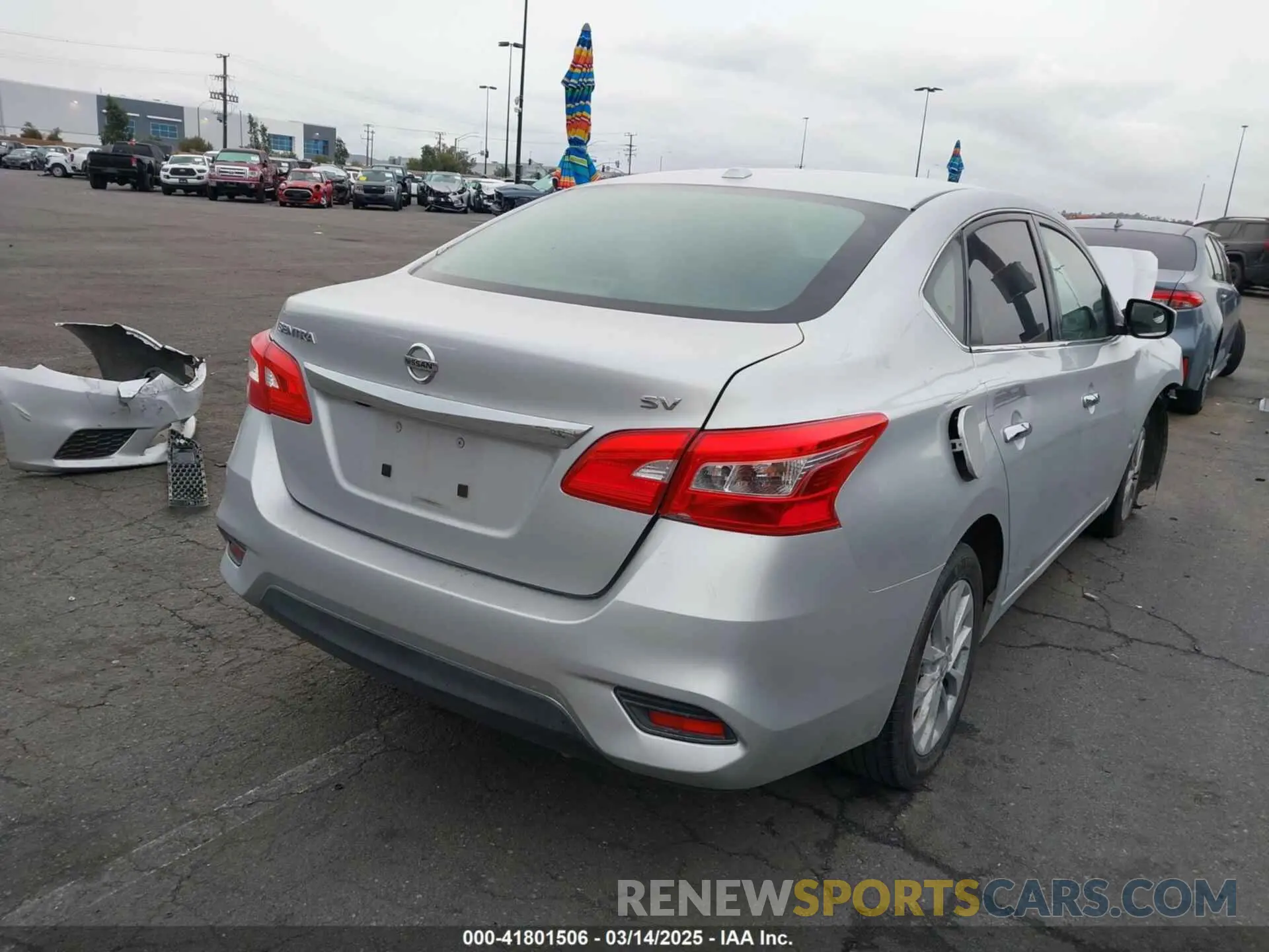 4 Photograph of a damaged car 3N1AB7AP7KY417341 NISSAN SENTRA 2019