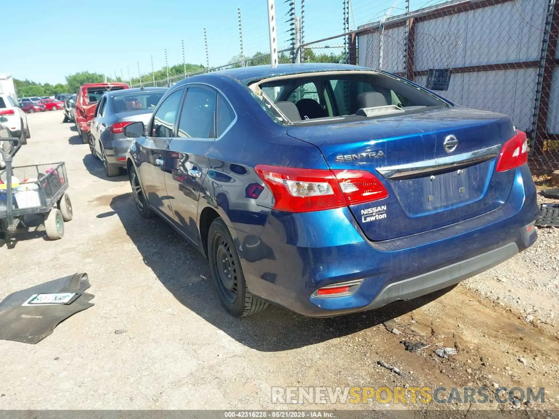 3 Photograph of a damaged car 3N1AB7AP7KY428596 NISSAN SENTRA 2019