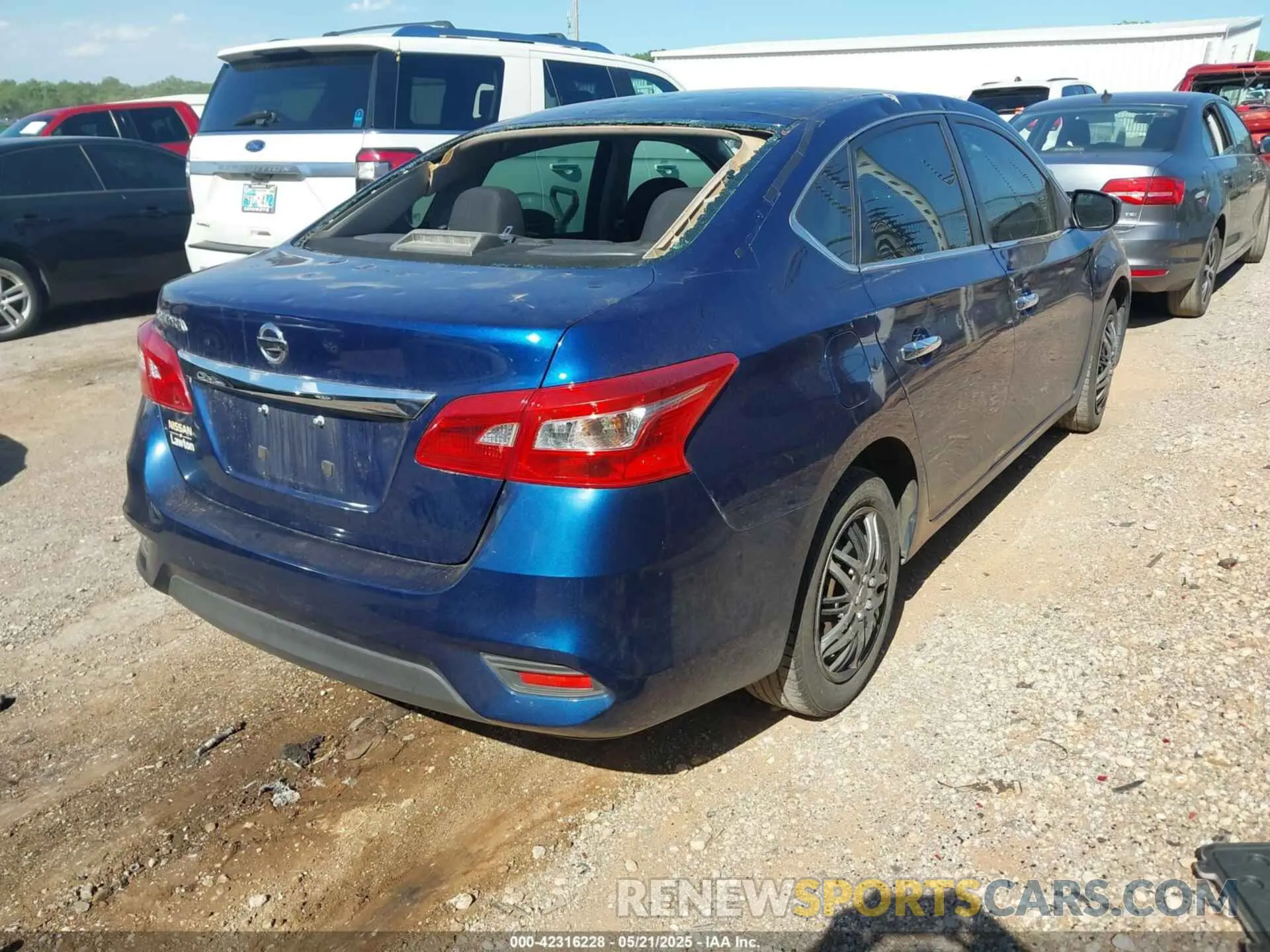 4 Photograph of a damaged car 3N1AB7AP7KY428596 NISSAN SENTRA 2019