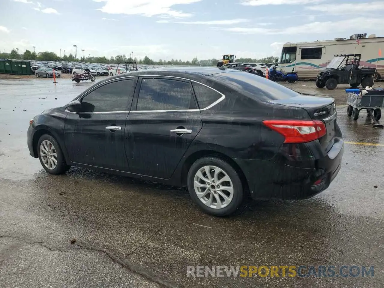 2 Photograph of a damaged car 3N1AB7AP7KY430364 NISSAN SENTRA 2019