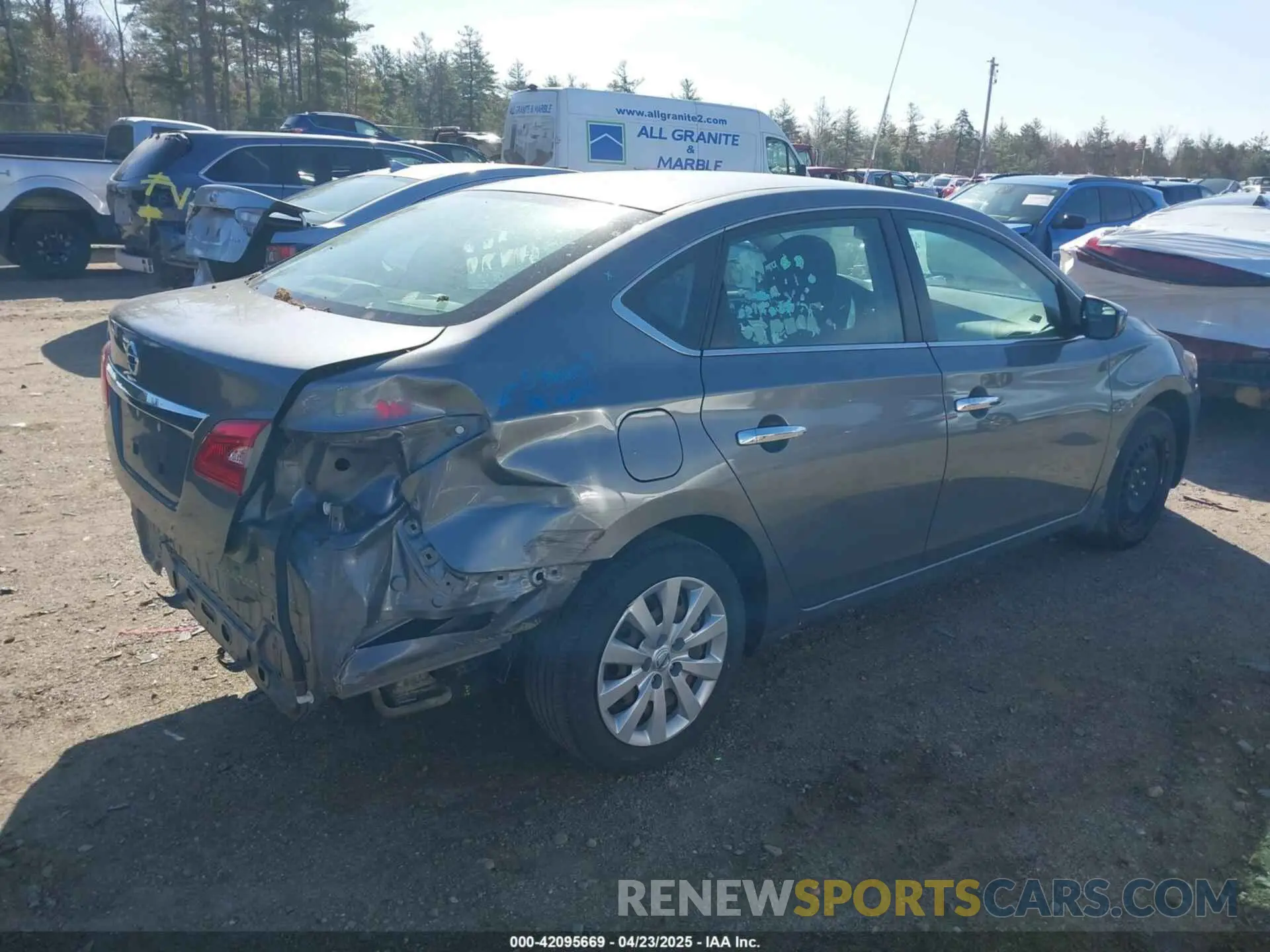4 Photograph of a damaged car 3N1AB7AP7KY434981 NISSAN SENTRA 2019