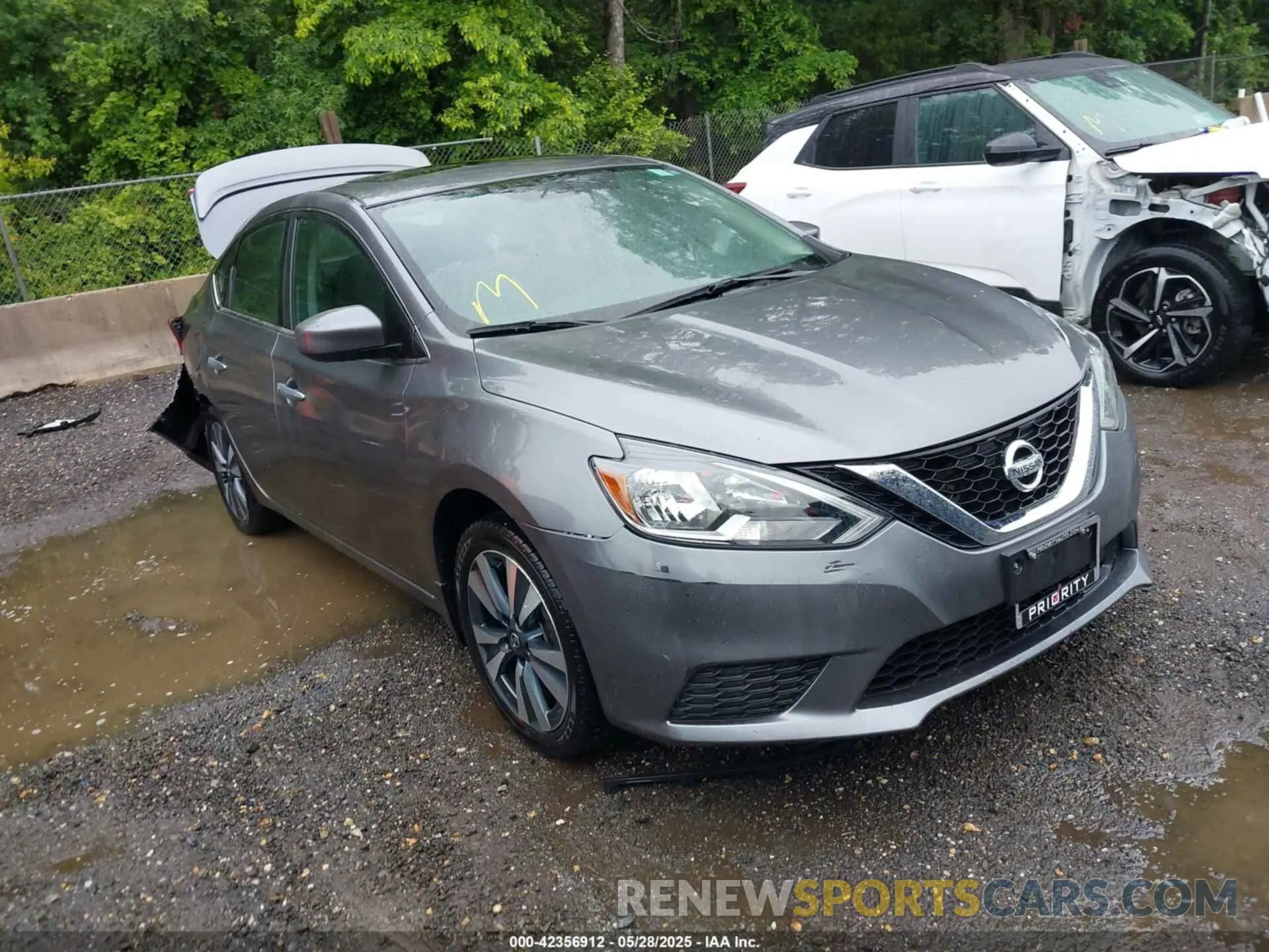 1 Photograph of a damaged car 3N1AB7AP7KY438724 NISSAN SENTRA 2019