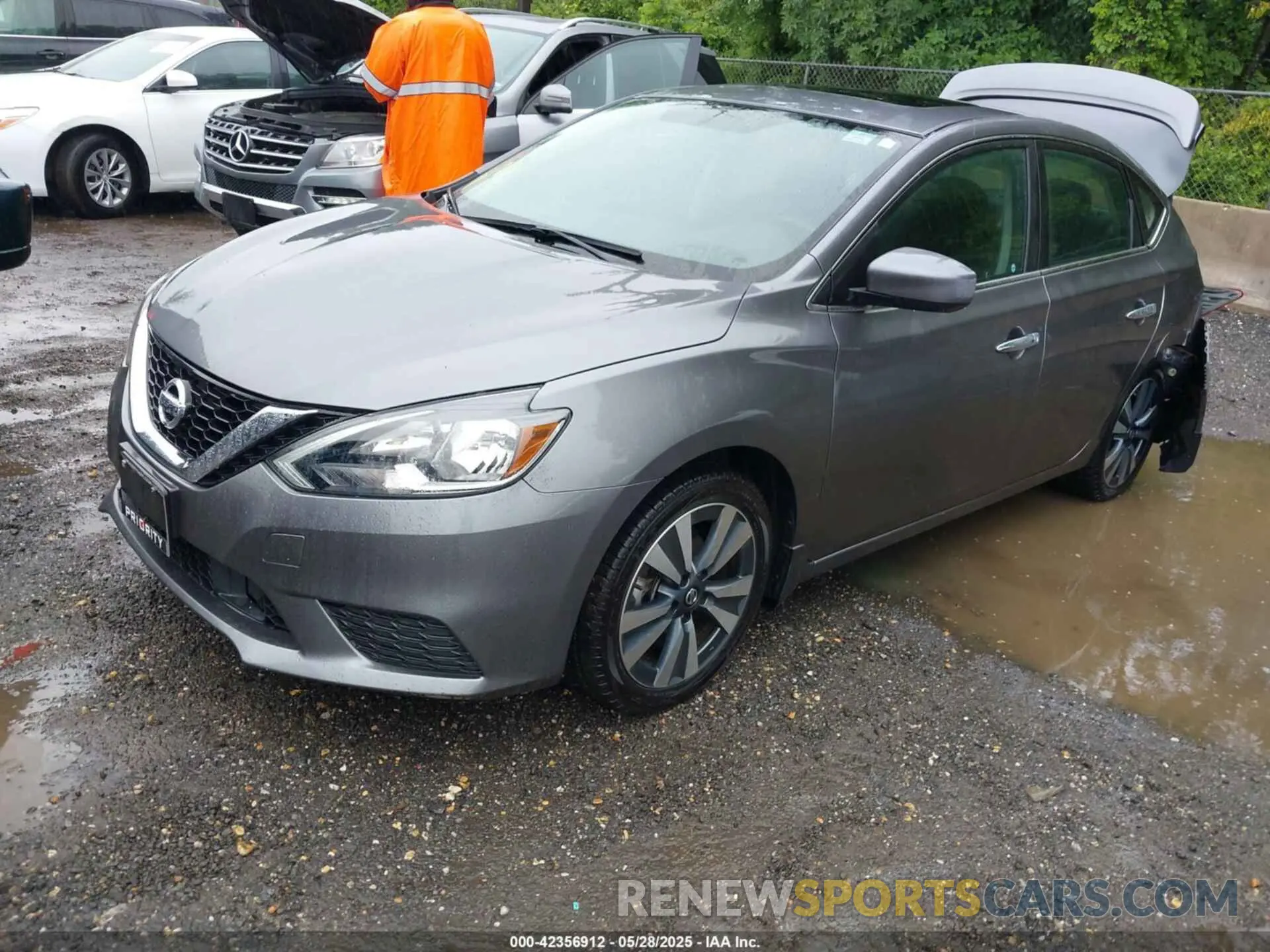 2 Photograph of a damaged car 3N1AB7AP7KY438724 NISSAN SENTRA 2019
