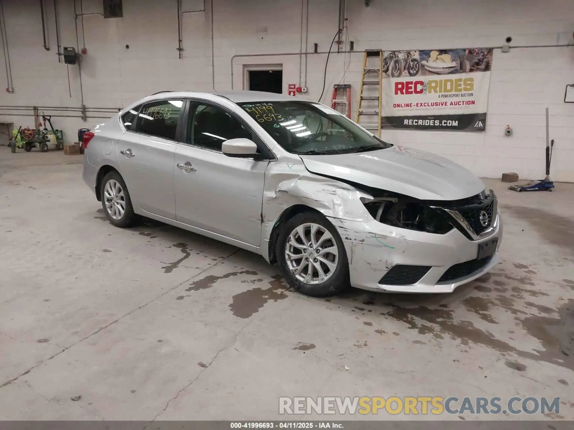 1 Photograph of a damaged car 3N1AB7AP7KY440764 NISSAN SENTRA 2019