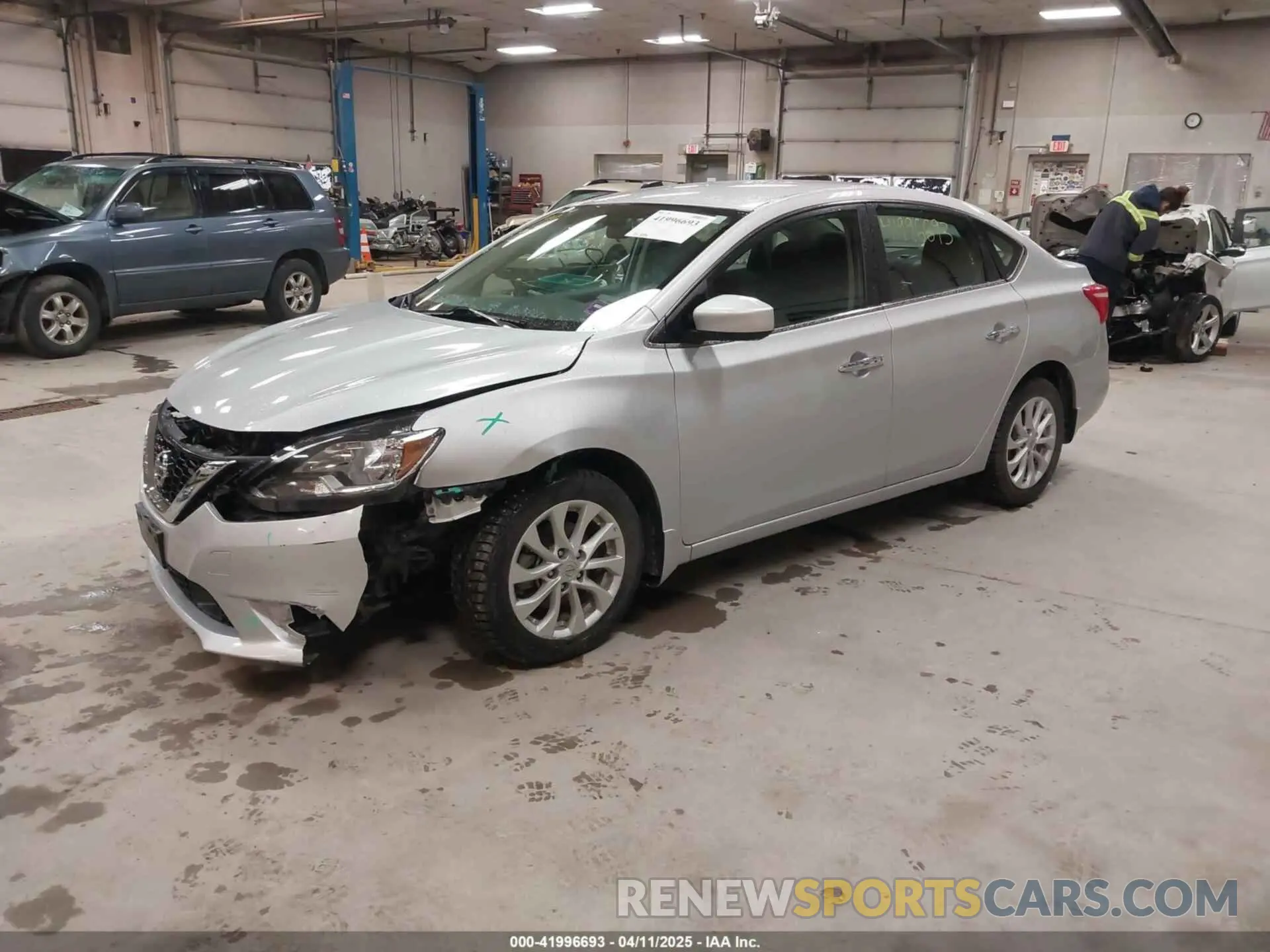 2 Photograph of a damaged car 3N1AB7AP7KY440764 NISSAN SENTRA 2019