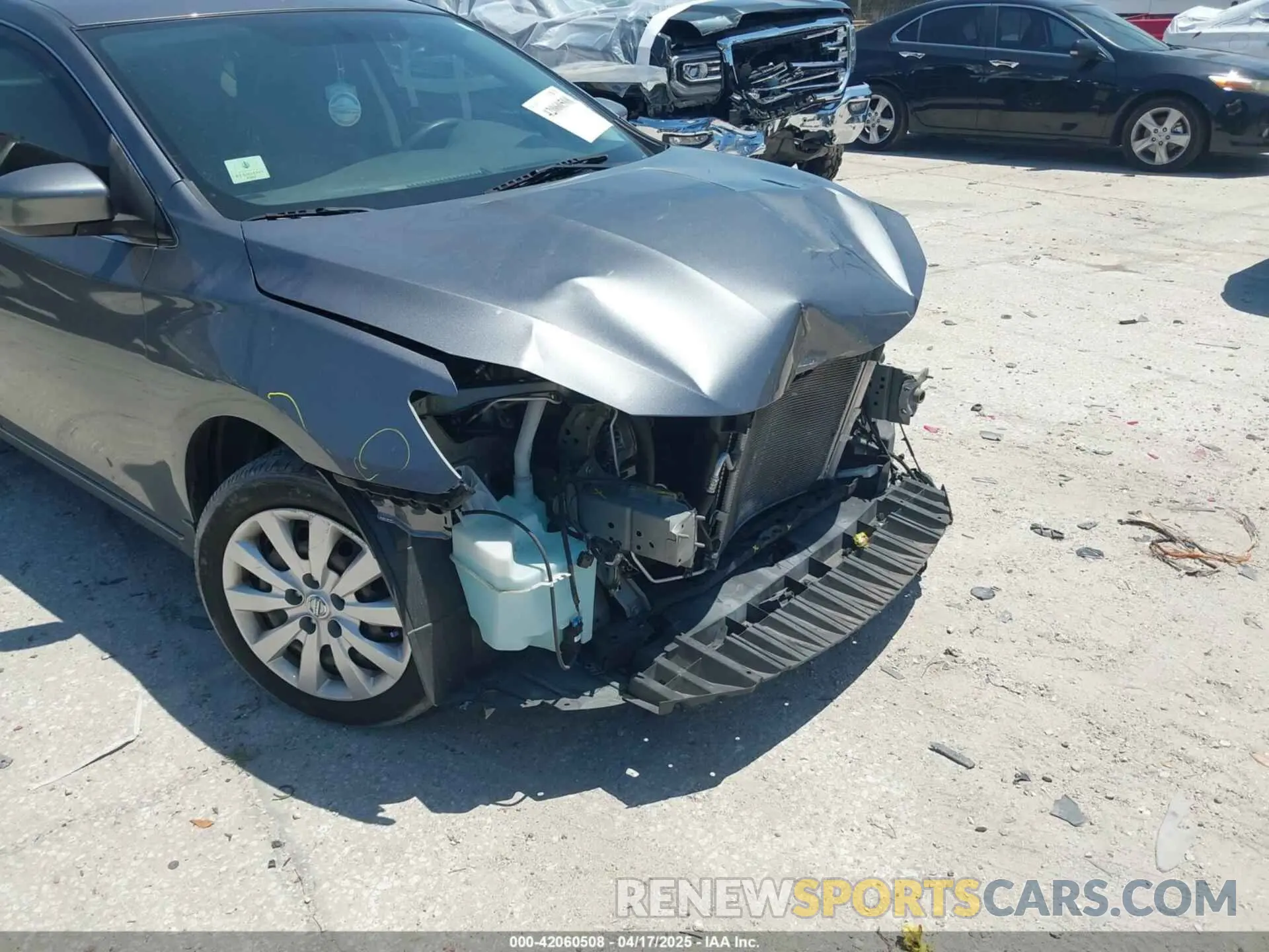 17 Photograph of a damaged car 3N1AB7AP7KY441316 NISSAN SENTRA 2019
