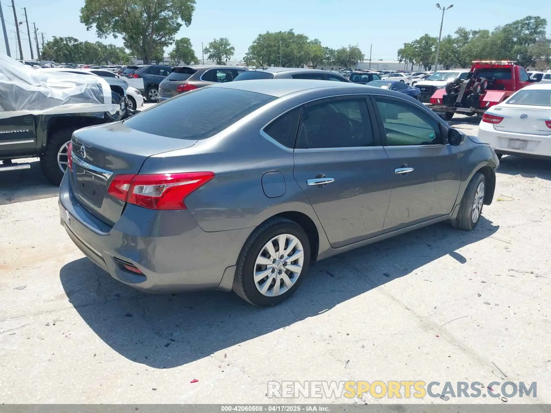 4 Photograph of a damaged car 3N1AB7AP7KY441316 NISSAN SENTRA 2019