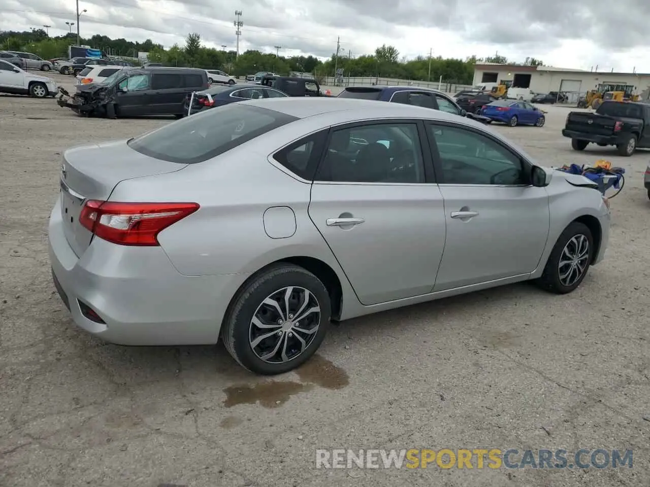 3 Photograph of a damaged car 3N1AB7AP7KY444961 NISSAN SENTRA 2019