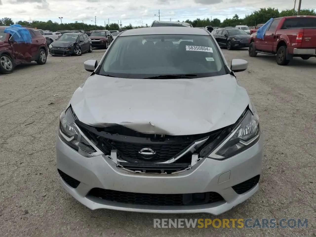 5 Photograph of a damaged car 3N1AB7AP7KY444961 NISSAN SENTRA 2019