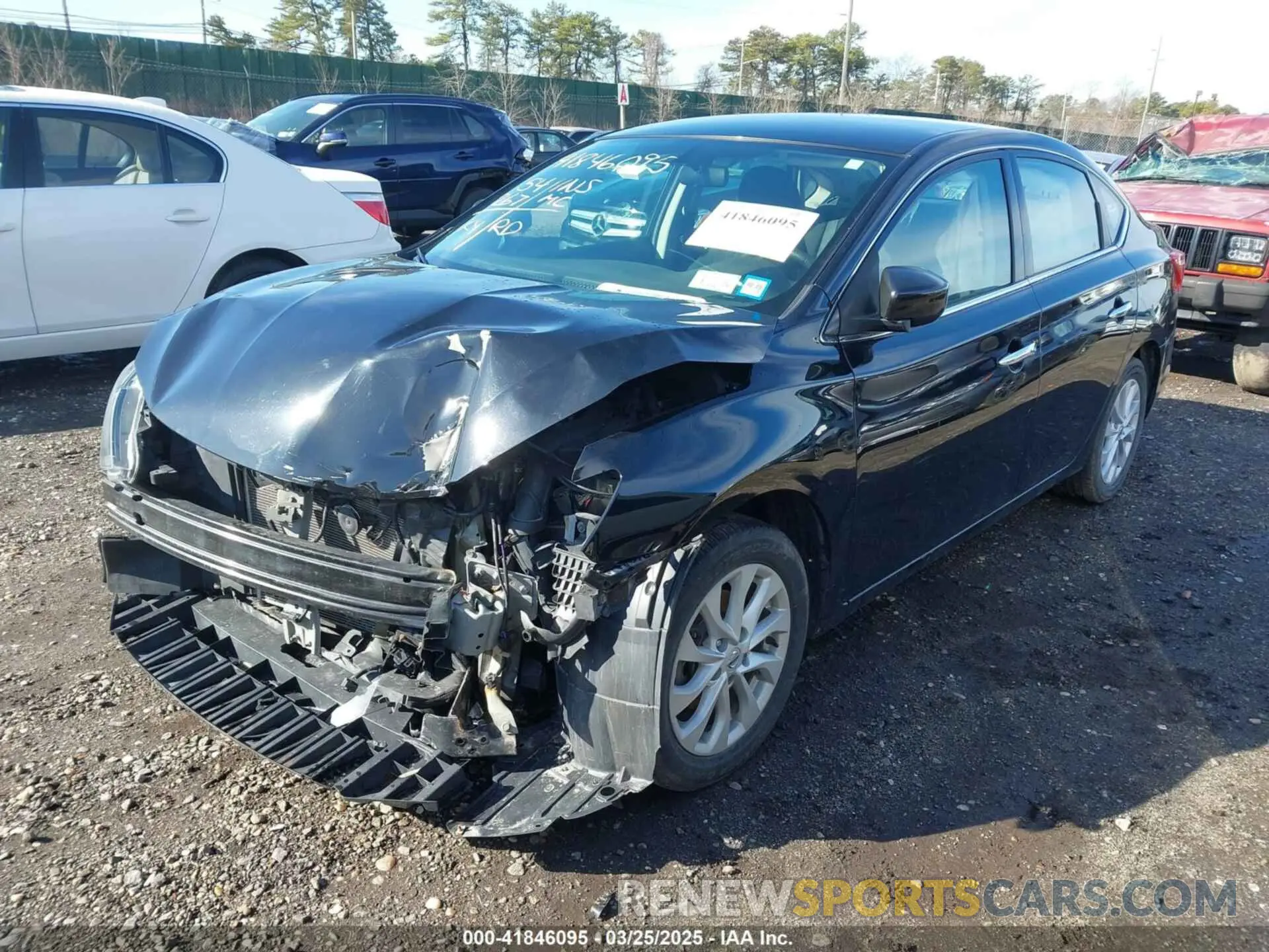 2 Photograph of a damaged car 3N1AB7AP7KY445186 NISSAN SENTRA 2019
