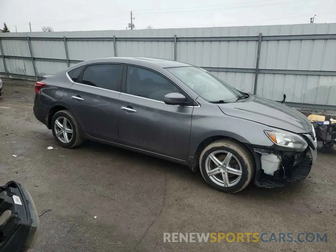 4 Photograph of a damaged car 3N1AB7AP7KY454213 NISSAN SENTRA 2019