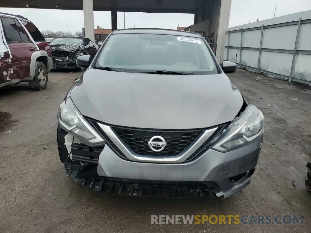5 Photograph of a damaged car 3N1AB7AP7KY454213 NISSAN SENTRA 2019