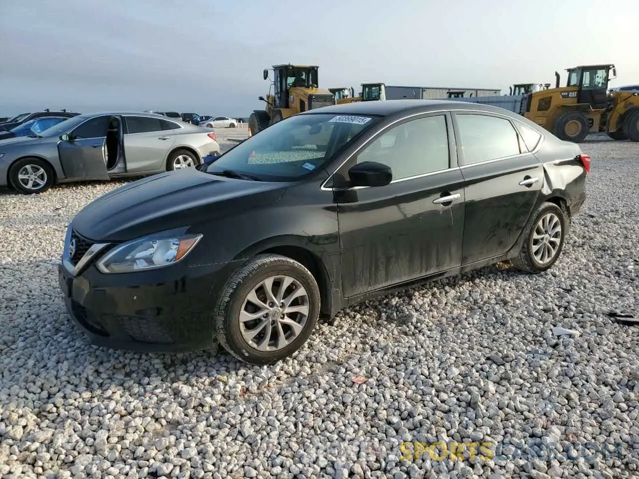 1 Photograph of a damaged car 3N1AB7AP8KL604679 NISSAN SENTRA 2019