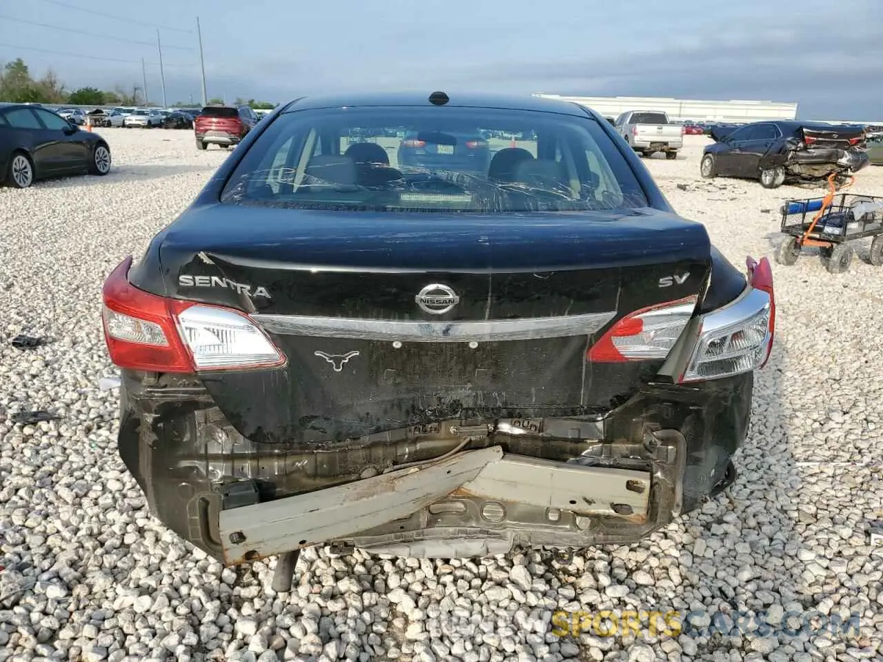 6 Photograph of a damaged car 3N1AB7AP8KL604679 NISSAN SENTRA 2019