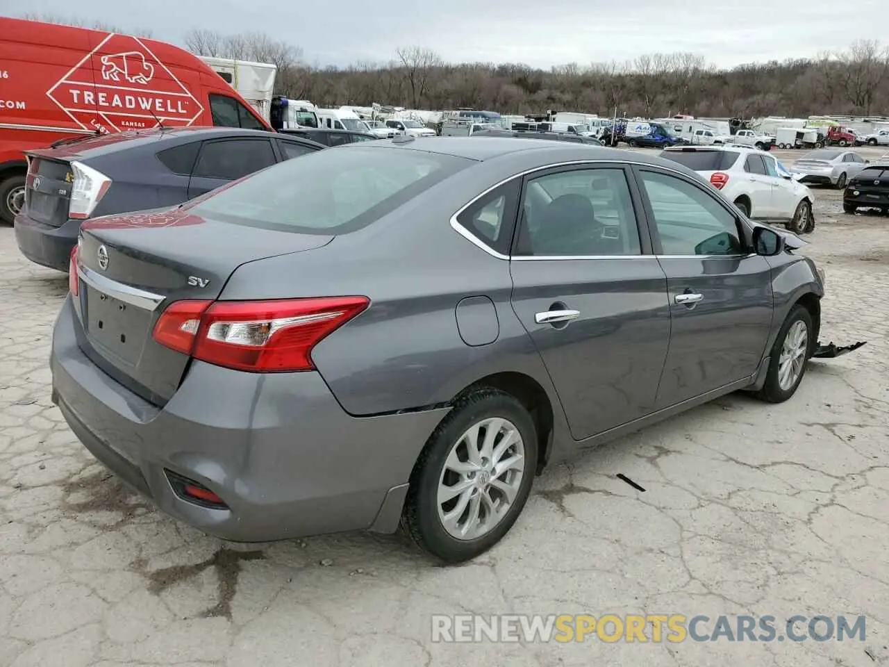 3 Photograph of a damaged car 3N1AB7AP8KL605900 NISSAN SENTRA 2019