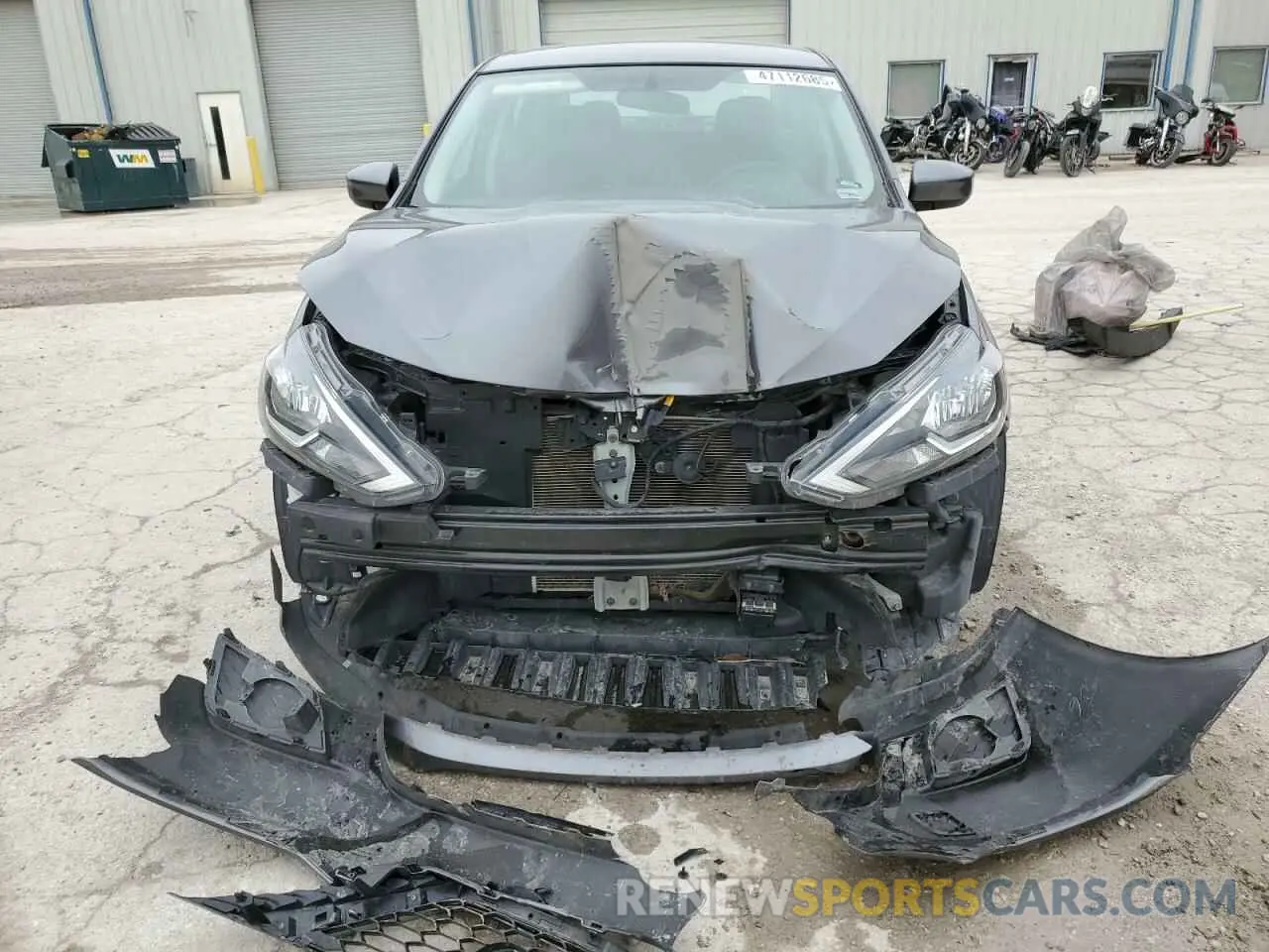 5 Photograph of a damaged car 3N1AB7AP8KL605900 NISSAN SENTRA 2019