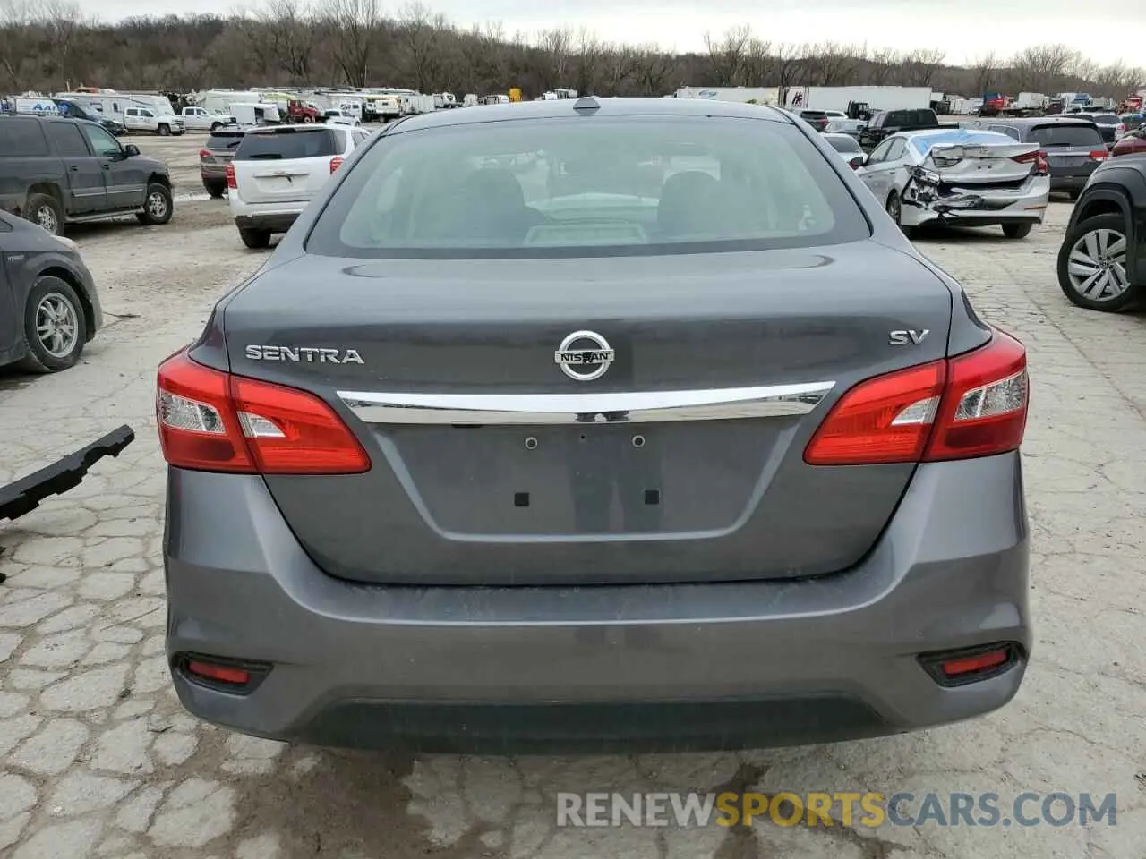 6 Photograph of a damaged car 3N1AB7AP8KL605900 NISSAN SENTRA 2019