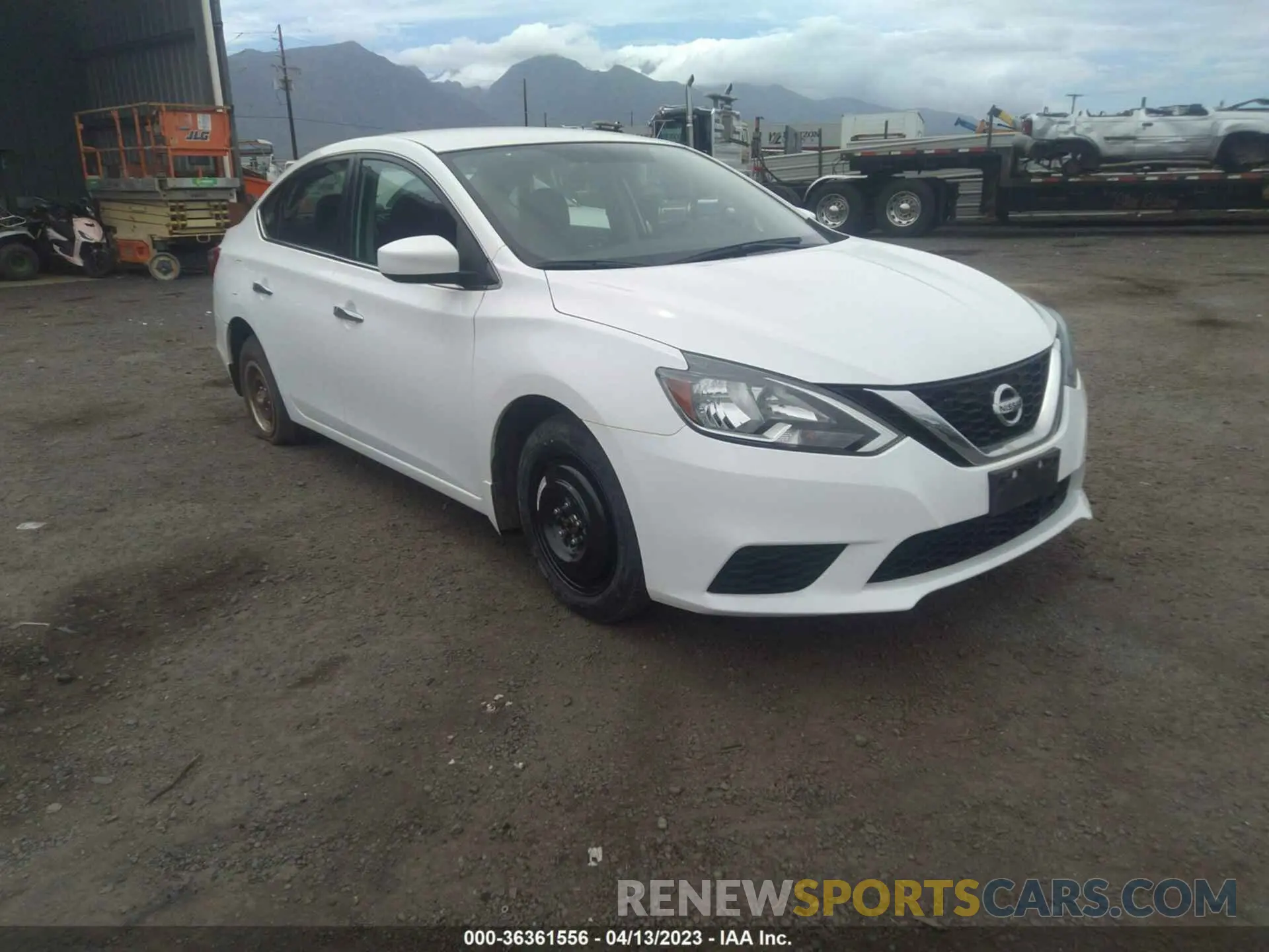 6 Photograph of a damaged car 3N1AB7AP8KL606626 NISSAN SENTRA 2019