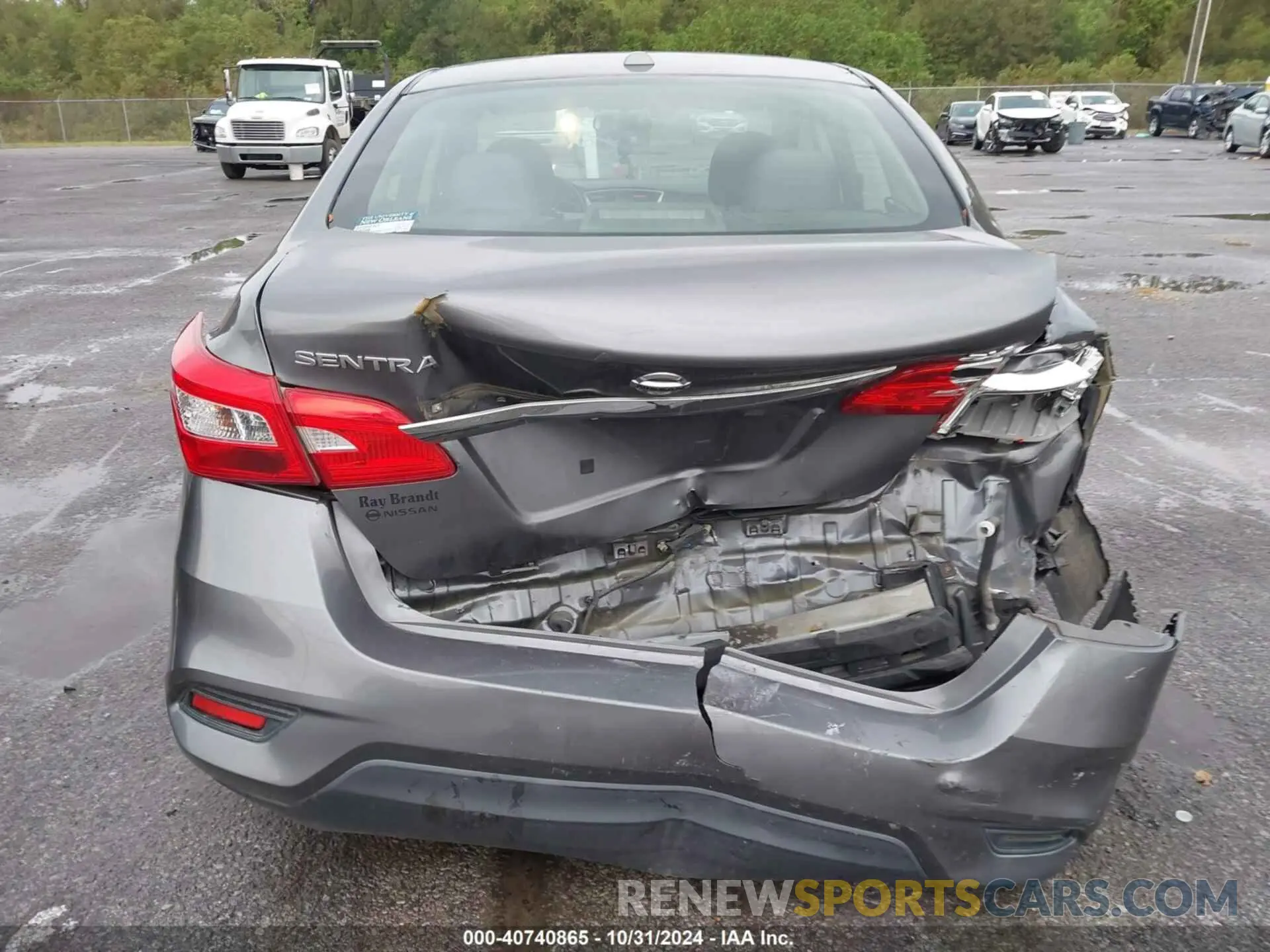 16 Photograph of a damaged car 3N1AB7AP8KL606786 NISSAN SENTRA 2019