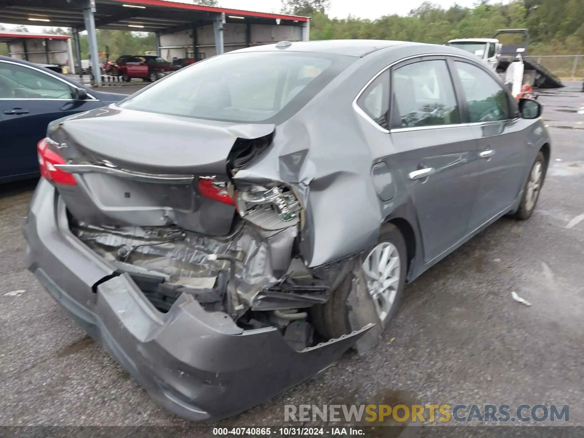 4 Photograph of a damaged car 3N1AB7AP8KL606786 NISSAN SENTRA 2019