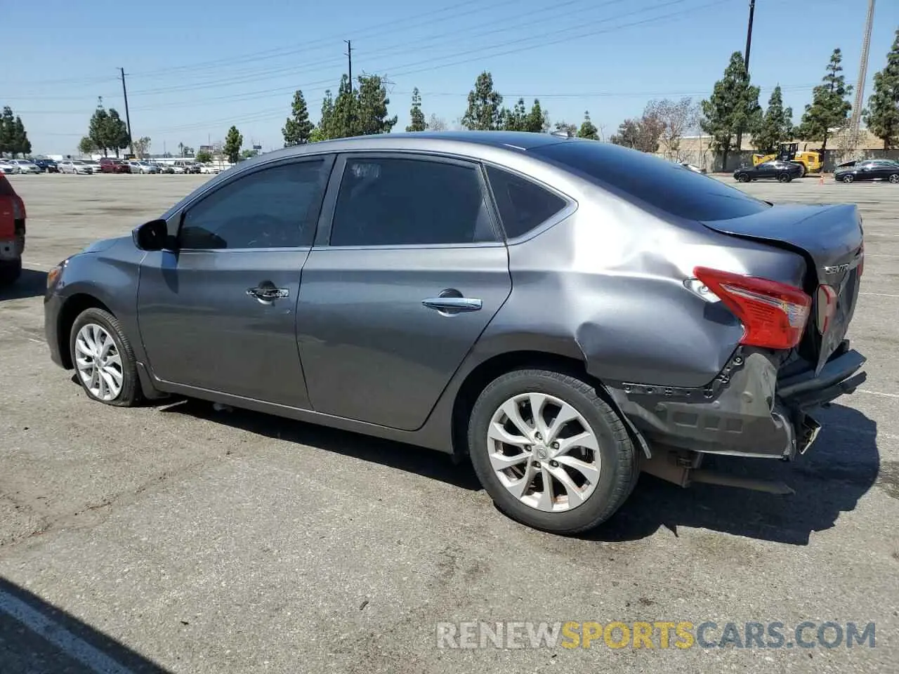 2 Photograph of a damaged car 3N1AB7AP8KL606951 NISSAN SENTRA 2019