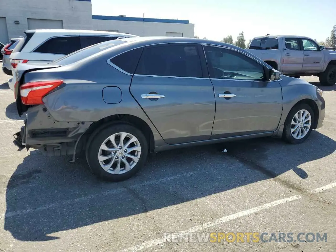 3 Photograph of a damaged car 3N1AB7AP8KL606951 NISSAN SENTRA 2019