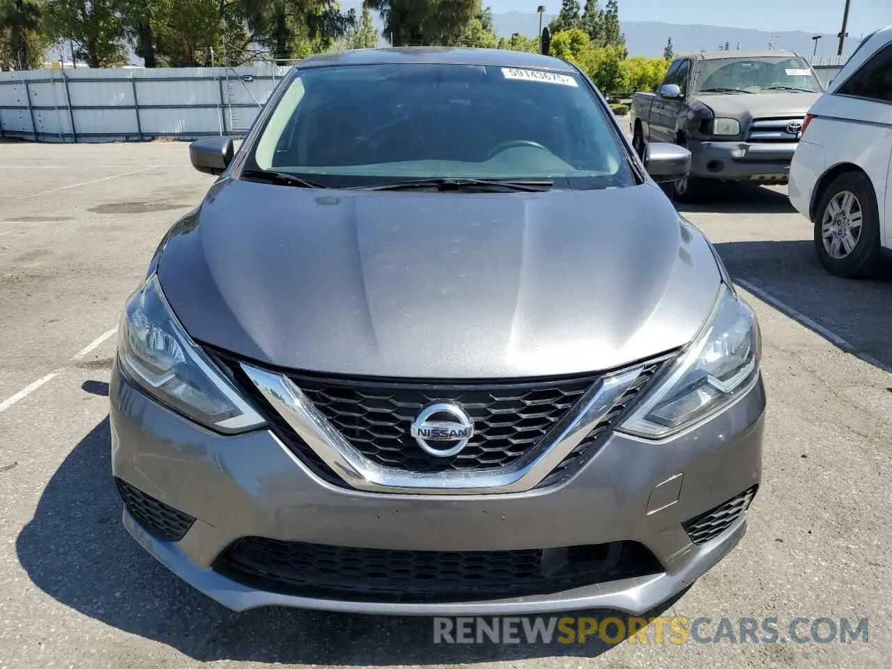 5 Photograph of a damaged car 3N1AB7AP8KL606951 NISSAN SENTRA 2019