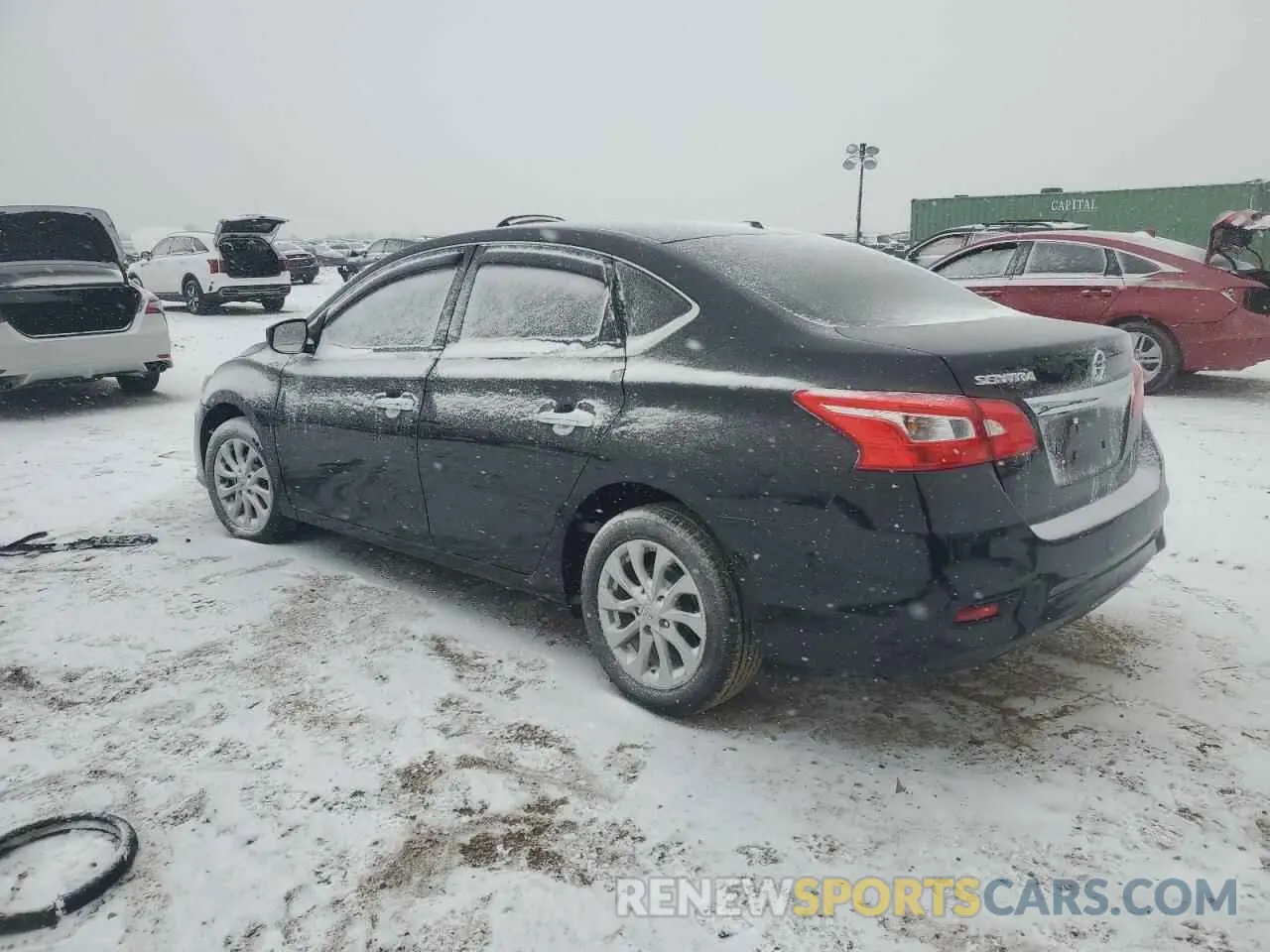 2 Photograph of a damaged car 3N1AB7AP8KL626777 NISSAN SENTRA 2019