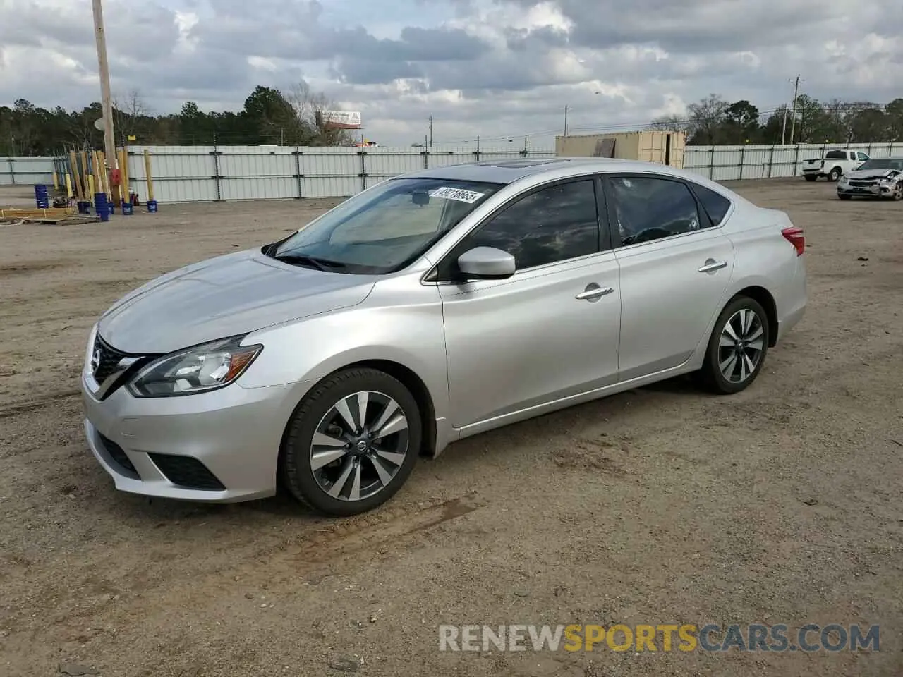 1 Photograph of a damaged car 3N1AB7AP8KY202535 NISSAN SENTRA 2019