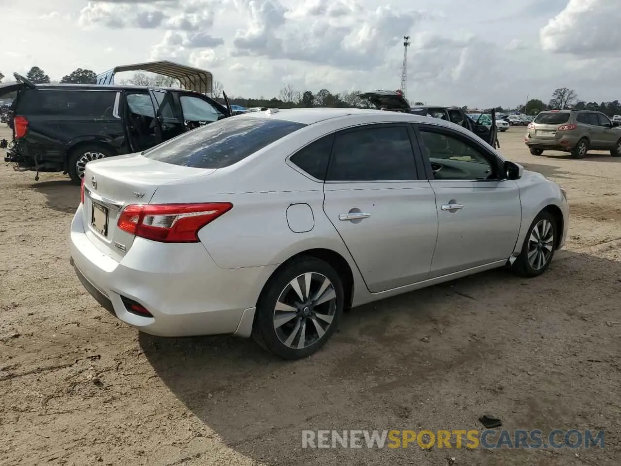 3 Photograph of a damaged car 3N1AB7AP8KY202535 NISSAN SENTRA 2019