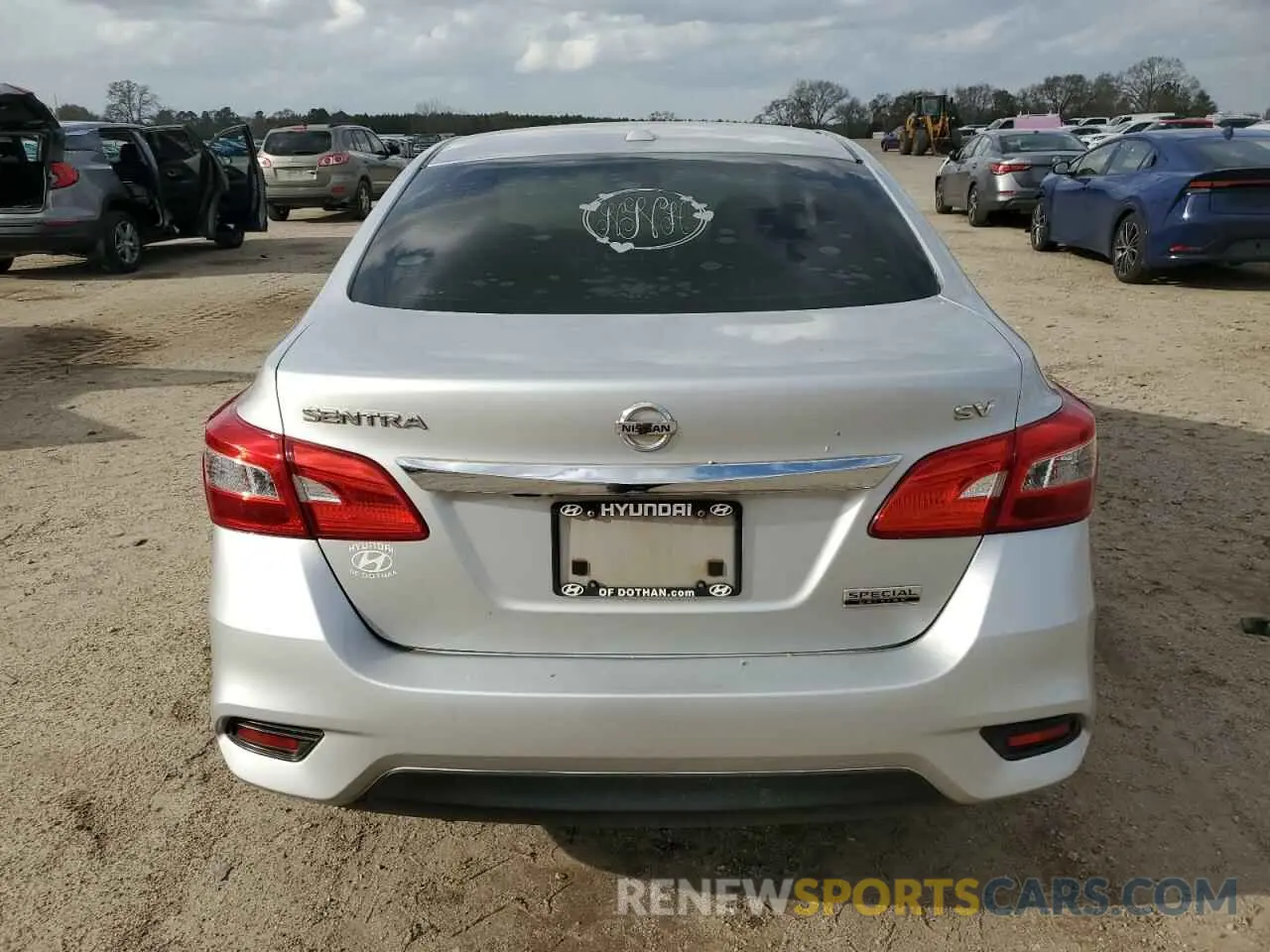6 Photograph of a damaged car 3N1AB7AP8KY202535 NISSAN SENTRA 2019