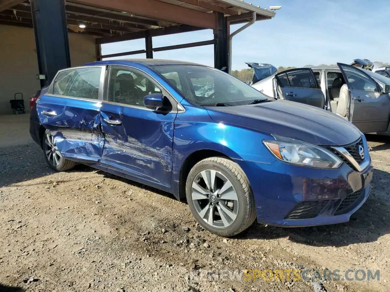 4 Photograph of a damaged car 3N1AB7AP8KY204527 NISSAN SENTRA 2019